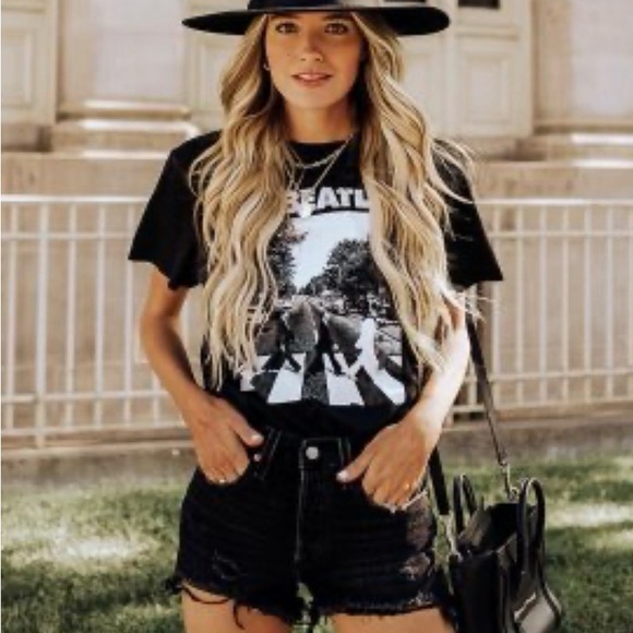 Hybrid Apparel Tops - Beatles Abbey Road Tee- Unisex